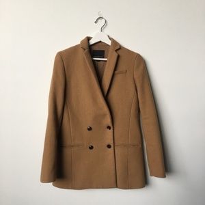 Banana republic camel blazer coat